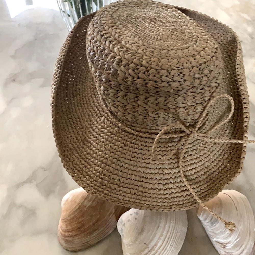 Raffia Hat By Scala - image 1